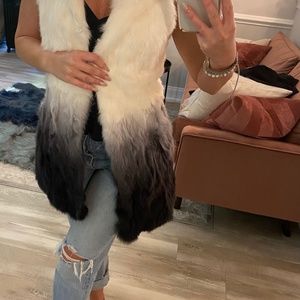 Rabbit Fur Vest XS
